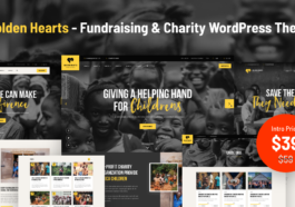 free download Golden Hearts - Fundraising & Charity WordPress Theme nulled