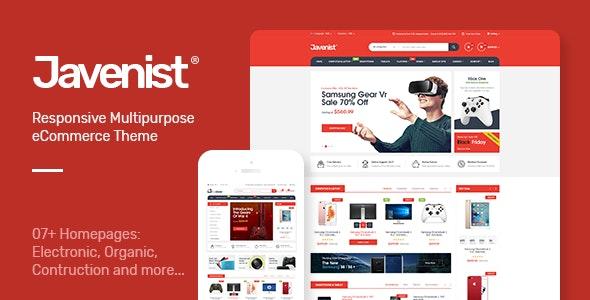 free download Javenist - Multipurpose eCommerce WordPress Theme nulled