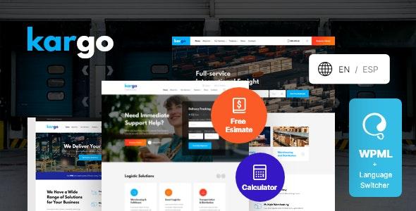 free download Kargo Logistics & Transportation WordPress Theme nulled