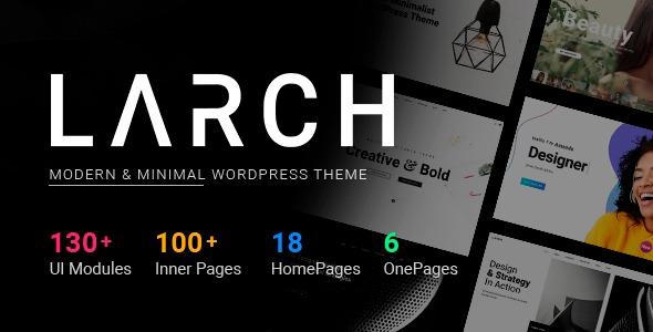 free download Larch - Responsive Minimal Multipurpose WordPress Theme nulled