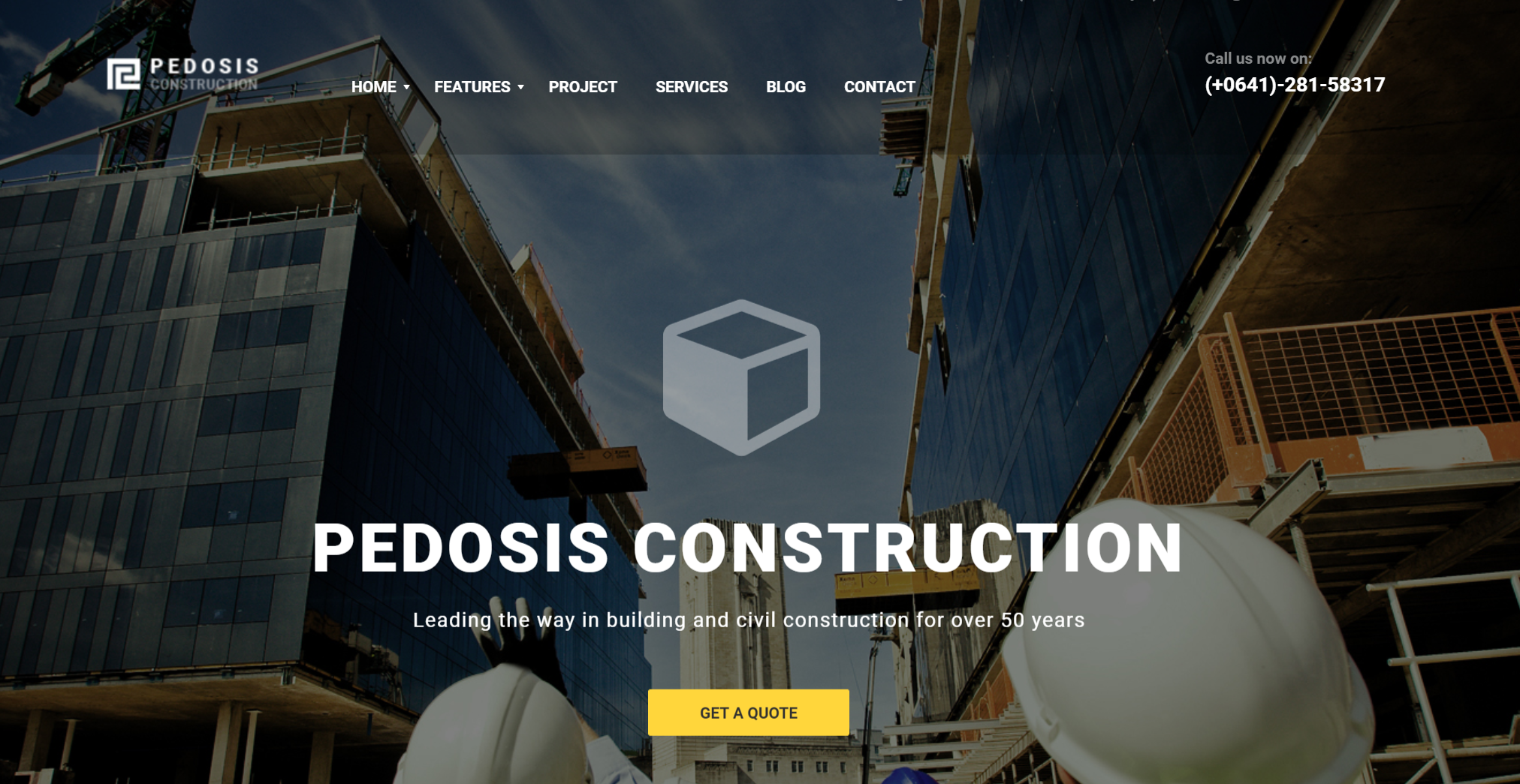 free download Pedosis - Construction Responsive WordPress Theme nulled