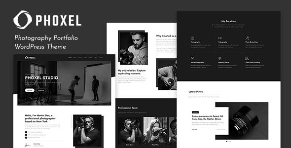 free download Phoxel - Photography Portfolio WordPress Theme nulled