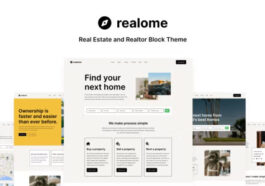 free download Realome - Real Estate and Realtor Block Theme nulled