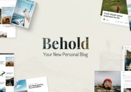 free downloadBehold - Personal Blog WordPress Theme nulled