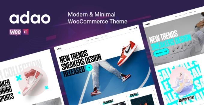 Adao Modern WooCommerce Theme Nulled