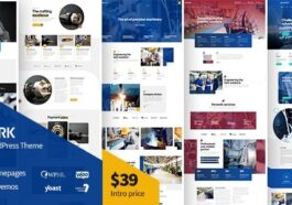 Amwerk Nulled Industry WordPress Theme Free Download