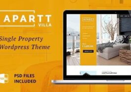 Apartt Villa Single Property Real Estate WordPress Theme Nulled