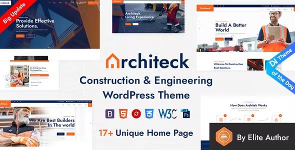 Architeck Construction WordPress Theme Nulled