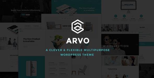 Arvo Nulled A Clever & Flexible Multipurpose WordPress Theme Free Download