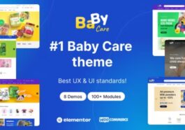 BabyCare Kids Store WooCommerce WordPress Theme Nulled