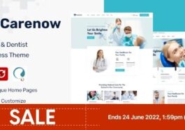 Carenow Medical & Dentist WordPress Theme Nulled