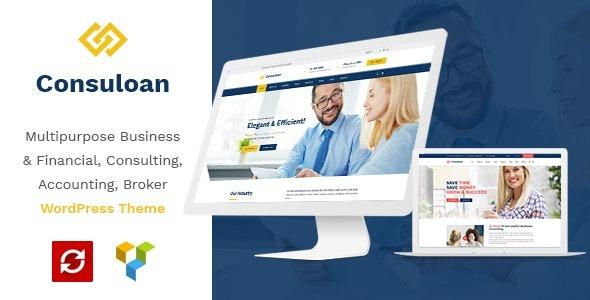 Consuloan Multipurpose Consulting WordPress Theme Nulled