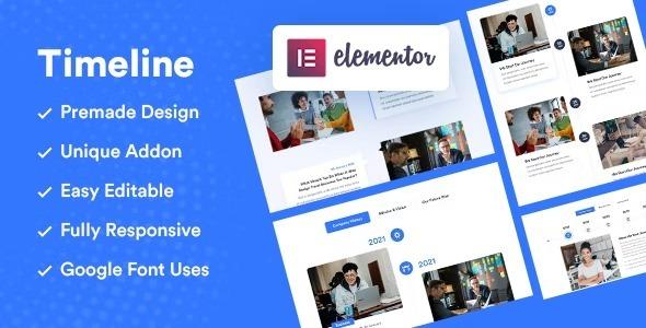 Elementor Timeline Addon Nulled