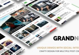 Grand News Nulled WordPress News Theme Free Download