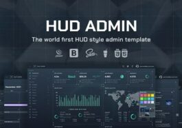 HUD Vue 3 Bootstrap 5 Admin Template Nulled Free Download