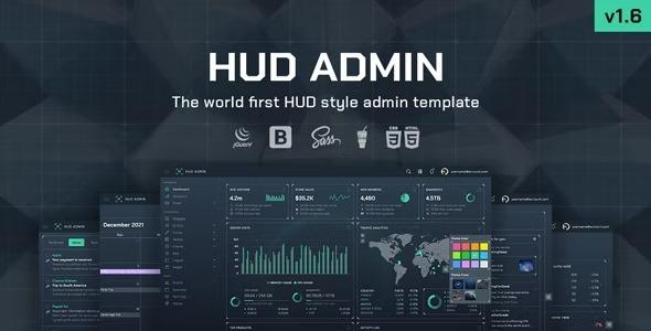 HUD Vue 3 Bootstrap 5 Admin Template Nulled Free Download