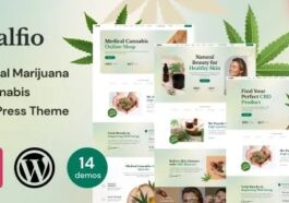 Healfio Medical Marijuana & Coffeeshop Theme Nulled Free Download