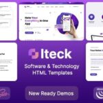 Iteck Nulled Software & Technology WordPress Theme Free Download