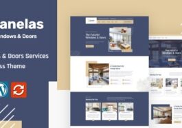 Janelas Windows & Doors Services WordPress Theme Nulled