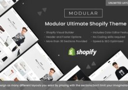 Modular Shopify Theme Nulled