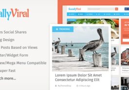 MyThemeShop Socially Viral WordPress Theme Nulled