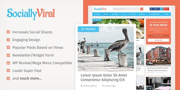 MyThemeShop Socially Viral WordPress Theme Nulled