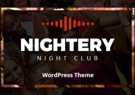 Nightery Night Club WordPress Theme Nulled