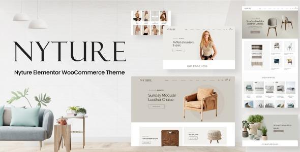 Nyture Elementor WooCommerce Theme Nulled