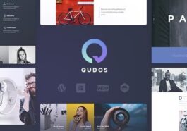 Qudos Multi-Purpose Business & Portfolio for Elementor WordPress Theme Nulled