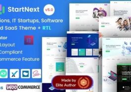 StartNext IT Startups WordPress Theme Nulled Free Download
