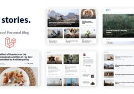 Stories Nulled Laravel Creative Multilingual Blog Free Download