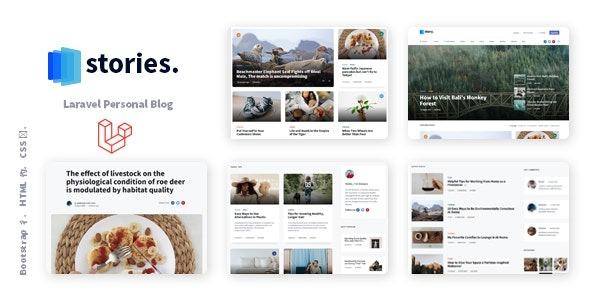 Stories Nulled Laravel Creative Multilingual Blog Free Download