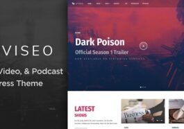 Viseo Theme Nulled News, Video, & Podcast Theme Free Download