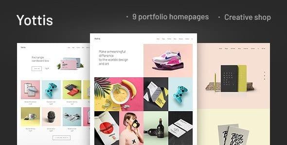 Yottis Personal Creative Portfolio WordPress Theme + Store Nulled