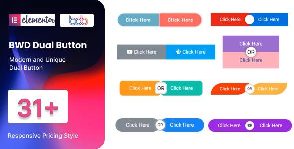 free download BWD Dual Button addon for elementor nulled