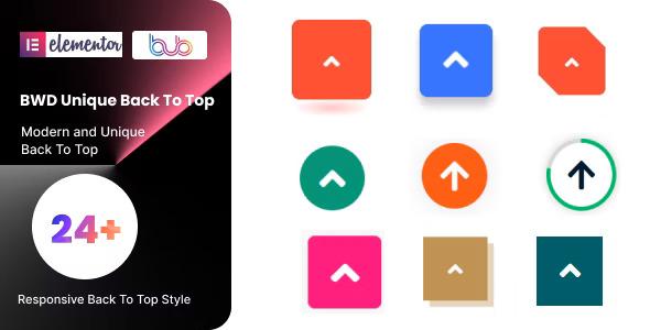 free download BWD Unique Back to Top addon for elementor nulled