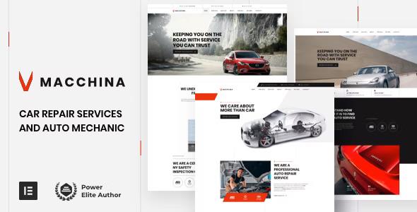 free download Macchina - Auto Repair WordPress nulled