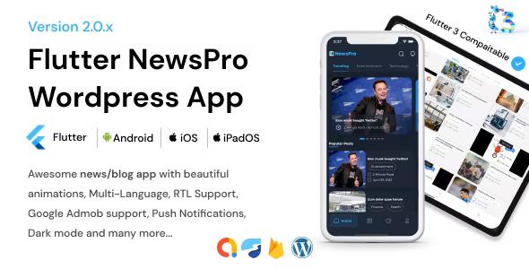 free download NewsPro - Flutter News App For Wordpress nulled