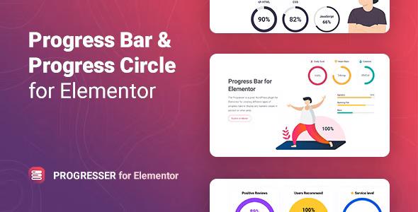 free download Progresser – Progress Bar and Progress Circle for Elementor nulled