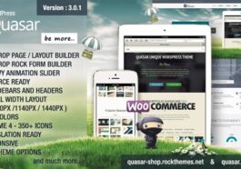 free download Quasar - WordPress Theme with Animation Builder nulled