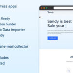 free download SANDYWP - Apps Landing Page WordPress Theme nulled