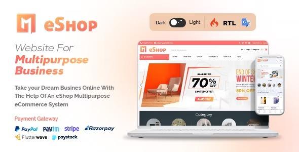 free download eShop Web - Multi Vendor eCommerce Marketplace CMS nulled