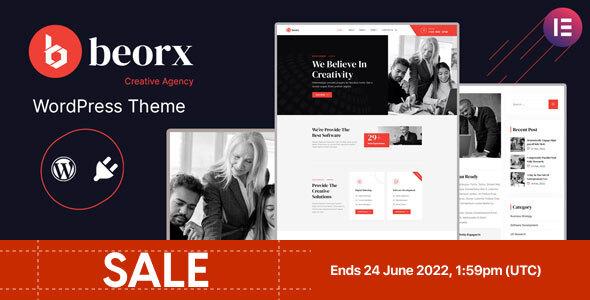 free dpwnload Beorx - Creative Agency WordPress Theme nulled