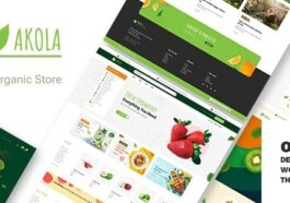 Akola Organic & Food Store WordPress Theme Nulled