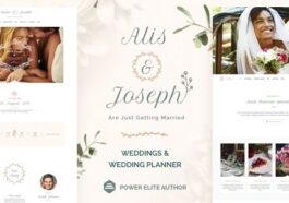 Alis Wedding Planner WordPress Theme Nulled