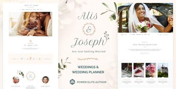 Alis Wedding Planner WordPress Theme Nulled