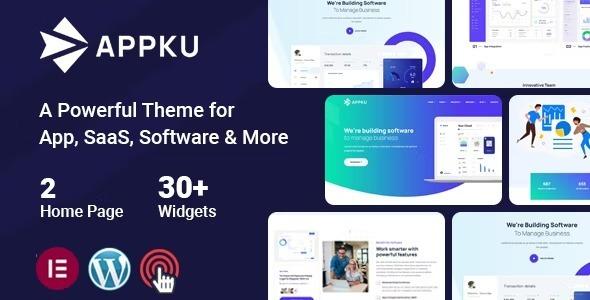 Appku Nulled SaaS Landing Page WordPress Theme Free Download