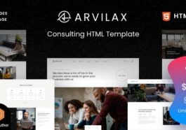 Arvilax Nulled Business Consulting WordPress Theme Free Download