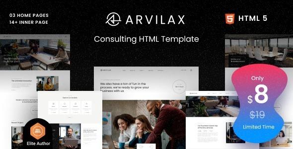 Arvilax Nulled Business Consulting WordPress Theme Free Download