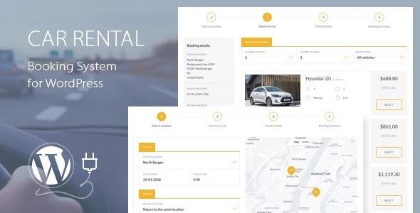 Car Rental Booking System for WordPress Nulled